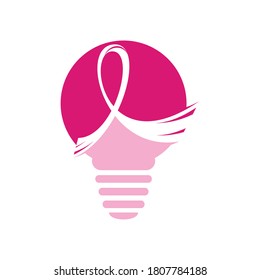 Breast Cancer October Awareness Month Campaign Background. pink ribbon breast cancer Vector illustration design.