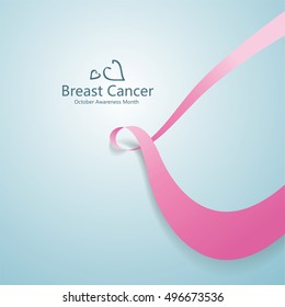 Breast Cancer October Awareness Month,Vector illustration.