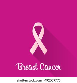 breast cancer. pink ribbon