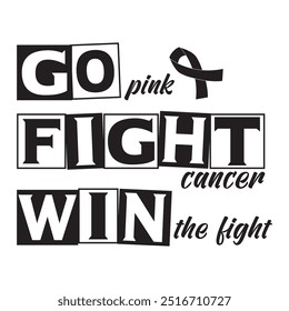 Breast Cancer Quotes Blank and white