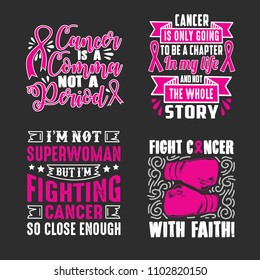 Breast Cancer Quotes Saying, 100% vector best for print design like t-shirt, mug, frame and other