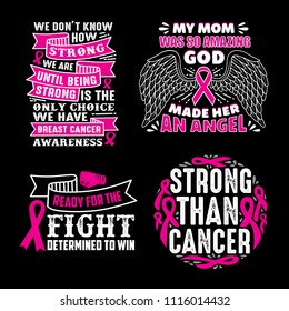 Breast Cancer Quotes Saying, 100% vector best for print design like t-shirt, mug, frame and other