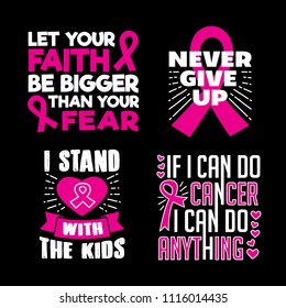 Breast Cancer Quotes Saying, 100% vector best for print design like t-shirt, mug, frame and other