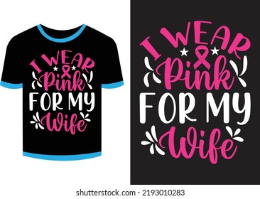 Breast Cancer Quotes T-shirt Design Vector