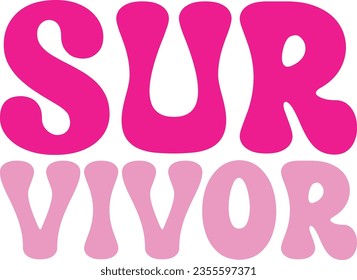 breast cancer retro svg design and eps file