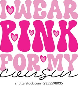 breast cancer retro svg design and eps file