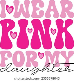 breast cancer retro svg design and eps file
