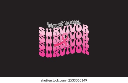 Breast Cancer Survivor Cancer Awareness T-Shirt Design