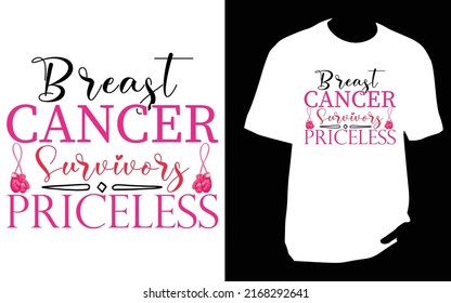 Breast cancer survivors priceless Breast cancer T Shirt