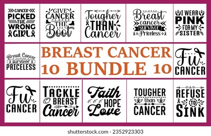 Breast Cancer SVG Bundle , Cancer SVG Bundle svg