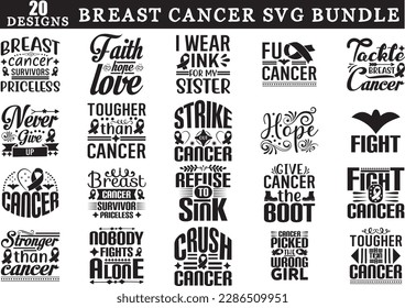 Breast Cancer SVG Bundle, Breast Cancer SVG design, Breast Cancer SVG svg