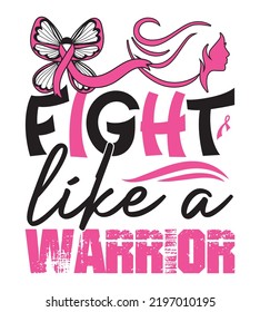 Breast Cancer SVG Design Perfect For T-shirt And Others