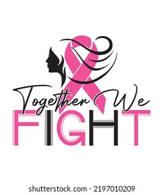 Breast Cancer SVG Design Perfect For T-shirt And Others