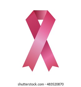 Breast Cancer Symbol. Pink Ribbon.