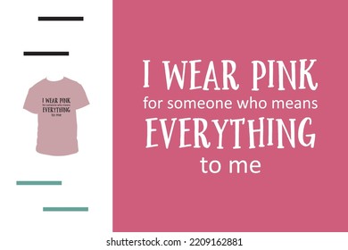 Breast cancer t shirt design
