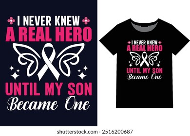 Breast Cancer t shirt design.