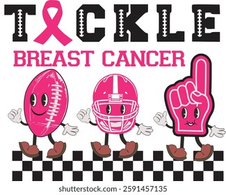 Breast cancer, tackle, fight, wear pink, Hope, race, dalmatian dots, support squad, awareness, football sport, coquette bow, usa flag, i wear pink for my family, dad, mom, sis, brother, baseball