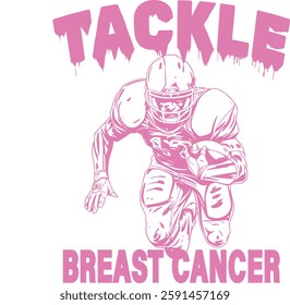 Breast cancer, tackle, fight, wear pink, Hope, race, dalmatian dots, support squad, awareness, football sport, coquette bow, usa flag, i wear pink for my family, dad, mom, sis, brother, baseball