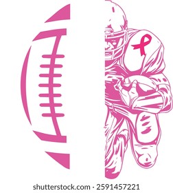 Breast cancer, tackle, fight, wear pink, Hope, race, dalmatian dots, support squad, awareness, football sport, coquette bow, usa flag, i wear pink for my family, dad, mom, sis, brother, baseball