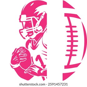 Breast cancer, tackle, fight, wear pink, Hope, race, dalmatian dots, support squad, awareness, football sport, coquette bow, usa flag, i wear pink for my family, dad, mom, sis, brother, baseball