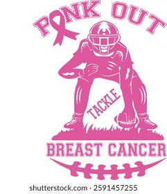 Breast cancer, tackle, fight, wear pink, Hope, race, dalmatian dots, support squad, awareness, football sport, coquette bow, usa flag, i wear pink for my family, dad, mom, sis, brother, baseball