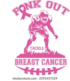 Breast cancer, tackle, fight, wear pink, Hope, race, dalmatian dots, support squad, awareness, football sport, coquette bow, usa flag, i wear pink for my family, dad, mom, sis, brother, baseball