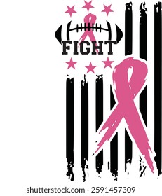 Breast cancer, tackle, fight, wear pink, Hope, race, dalmatian dots, support squad, awareness, football sport, coquette bow, usa flag, i wear pink for my family, dad, mom, sis, brother, baseball