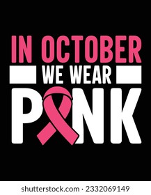 Breast Cancer t-shirt, Breast cancer Card , pink ribbon t-shirt