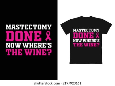 Breast Cancer T-shirt Design Template

