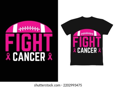 Breast Cancer T-shirt Design Template
