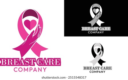 BREAST Cancer consciência vetorial vetores logos e i contras para apoiar consciência rosa no mês de outubro como a consciência do câncer de mama é muito importante 