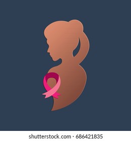 Breast CANCER Vector illustration
