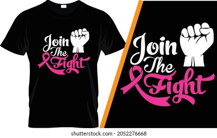 breast cancer vintag t-shirt design