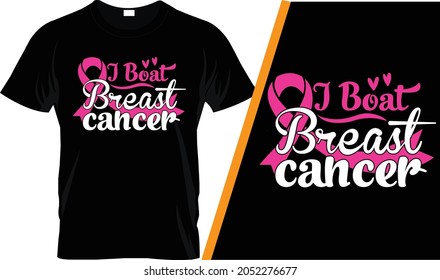 breast cancer vintag t-shirt design