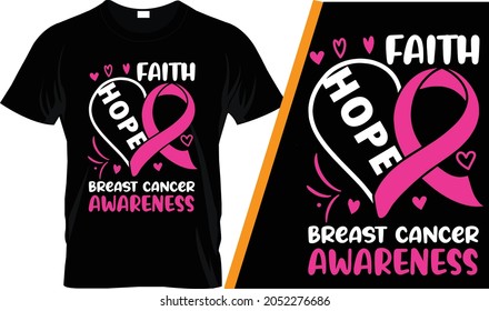 breast cancer vintag t-shirt design