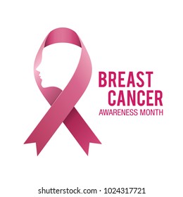 Breast Cancer Women Vector Illustration