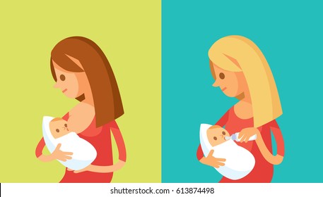 Lactancia materna y alimentación con biberones