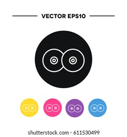 breast icon. vector illustration