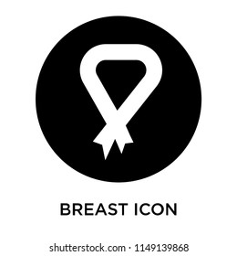 Breast icon vector isolated on white background for your web and mobile app design, Breast logo concept