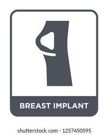 breast implant icon vector on white background, breast implant trendy filled icons from Medical collection, breast implant simple element illustration