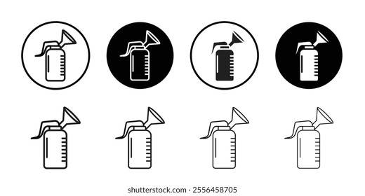 Breast pump icon Art design illustration