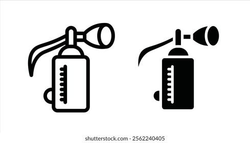 Breast pump Icon collection in filled and stroke style.
