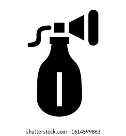breast pump icon isolated sign symbol vector illustration - high quality black style vector icons
