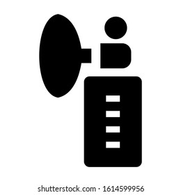 breast pump icon isolated sign symbol vector illustration - high quality black style vector icons
