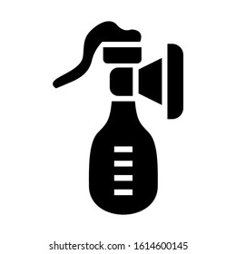 breast pump icon isolated sign symbol vector illustration - high quality black style vector icons
