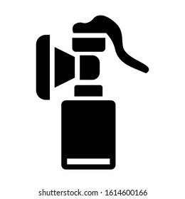 breast pump icon isolated sign symbol vector illustration - high quality black style vector icons

