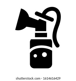 breast pump icon isolated sign symbol vector illustration - high quality black style vector icons
