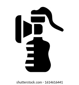 breast pump icon isolated sign symbol vector illustration - high quality black style vector icons
