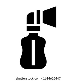 breast pump icon isolated sign symbol vector illustration - high quality black style vector icons
