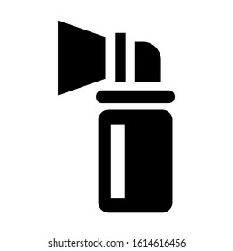 breast pump icon isolated sign symbol vector illustration - high quality black style vector icons
